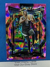 2025 #8 Chelsea Gray Panini Select WNBA Concourse Pink Ice Prizm Aces