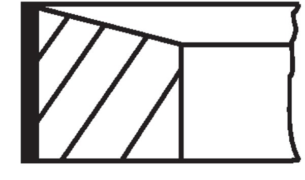 MAHLE 013 RS 10102 0N2 Piston Ring Kit for FORD