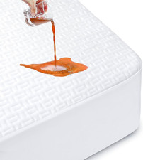 Waterproof Mattress Protector, Breathable Cooling Bamboo 3D Air Fabric Mattress