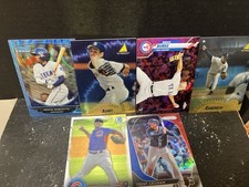 Bowman Pinnacle Prizm MLB Baseball Card Lot - 6 Cards Demeritte Ashby Cubs 