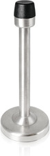 6 Inch Door Stop Wall Mount, Extra Long Stainless Steel Bumper with Mute Tip