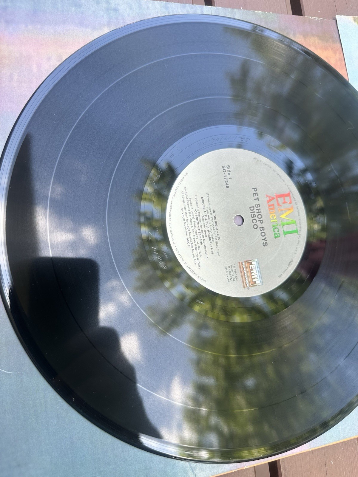 Pet Shop Boys Disco1986 LP Vinyl SQ-17246 EMI America VG++ Tested !!!