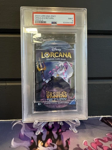 PSA 9 2024 DISNEY LORCANA FOIL PACK URSULA'S RETURN URSULA CHAPTER 4 EN01 PSA9