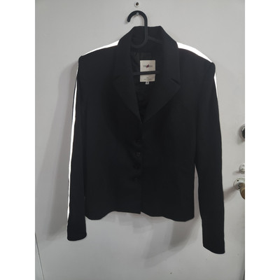 Vertigo pour la ville Paris Jacket blazer M black lampas stripe