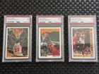 New Listing3 MICHAEL JORDAN PSA 7 GRADED (NM) CARDS, #'s 23, 536 & 69