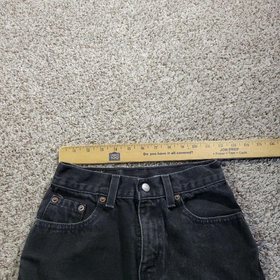 Pantalones Cortos Vaqueros Levis 550 De Colección Niños Jóvenes 11 Negros Calce Relajado Foto 2 de 4
