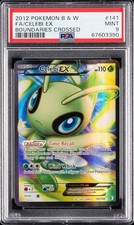 2012 POKEMON BLACK & WHITE BOUNDARIES CROSSED #141 CELEBI EX PSA 9