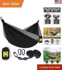 Double & Single Hammock – Lightweight, Easy to Carry for Family Adventures