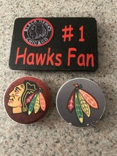 Chicago Blackhawks magnets - pkg of 3