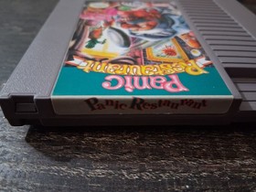 Panic Restaurant Nintendo NES 1992  Authentic, Tested Working Game & Manual 