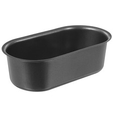 1 stampo ovale per torte, stampo da forno antiaderente multifunzione (nero)