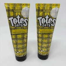 Perfectly Posh Totes Oats Face & Body Mask 4 Fl Oz X 2