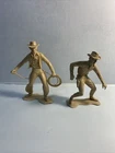Pair of Vintage Louis Marx 6" Cowboy Toys    Great Shape!!!  1960's