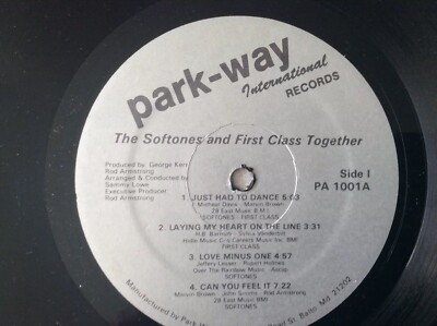 THE SOFTONES AND FIRST CLASS “TOGETHER” LP SUPERB MODERN SOUL 70'S