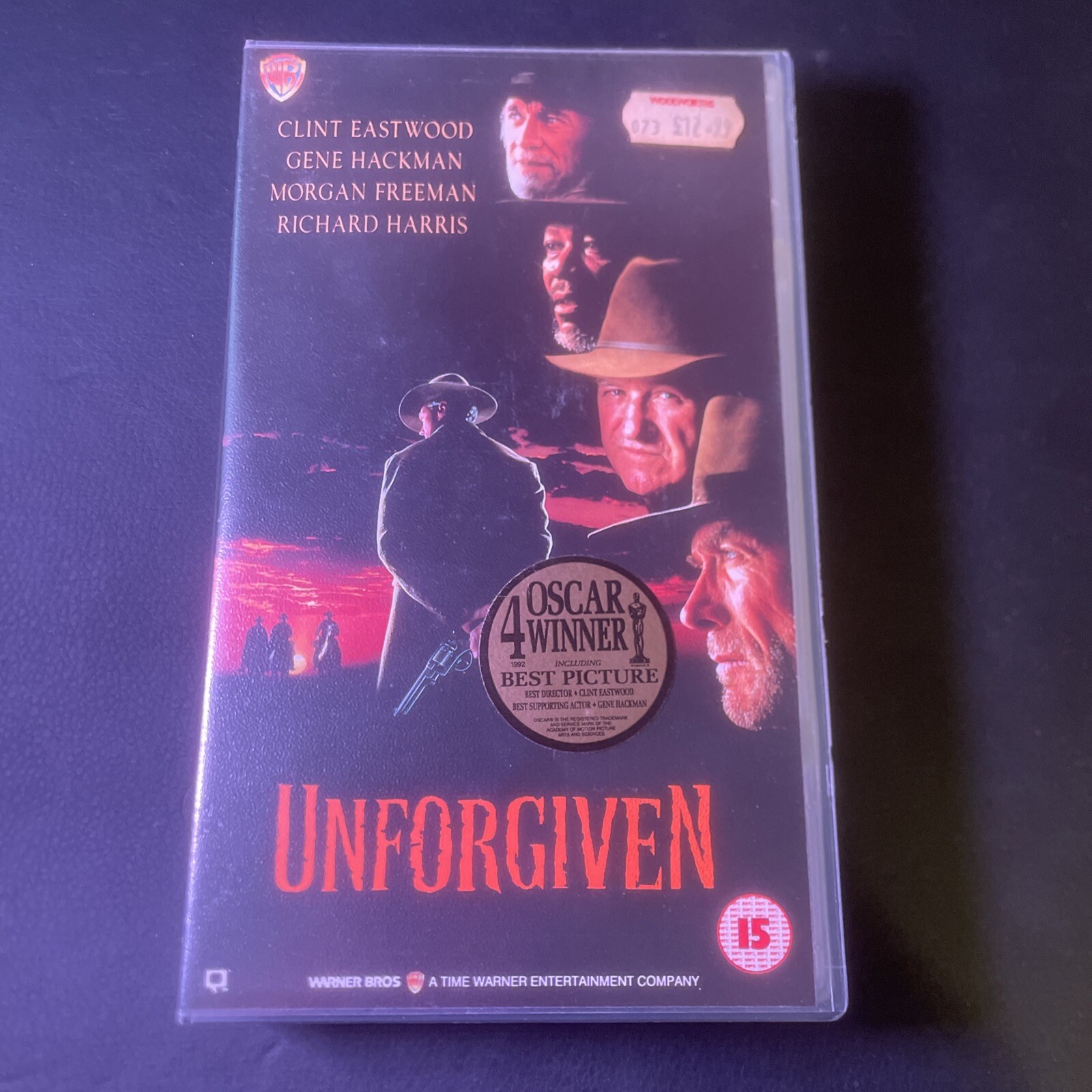 Unforgiven (VHS/SUR, 2000) Rare Cassette Woolworths