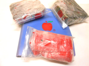 apple brand baggies  3 sizes 3434,12510,1010 MIXED DESIGNS(3) 3,000 ct  CRAZY!!