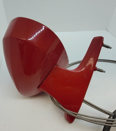 1975-1978 Dodge Plymouth Chrysler Left Driver Side Rearview Door Mirror Red NOS - Picture 3 of 6