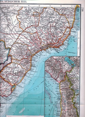 Buenos Aires Montevideo 1930 orig. Atlas-Karte Chile Brazil Bolivia Rio Arica UY - Picture 3 of 5