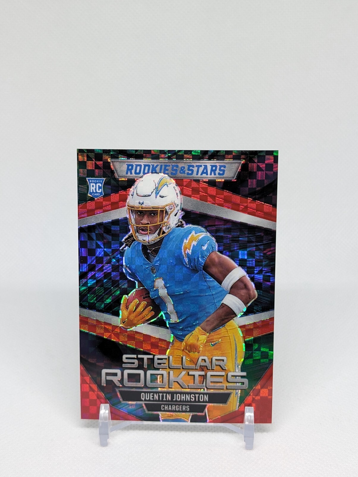 Quentin Johnston Panini Rookies & Stars Stellar Rookies #SR7 Red Plaid