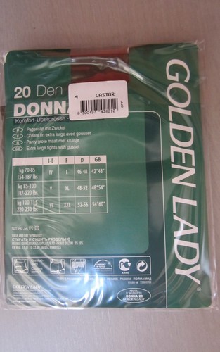 Strumpfhose Ende Extra Breite (Große Größe) Mit Eckblech 20 Denier Größe 4 - Bild 2 von 2