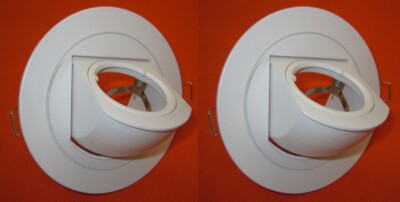 2 x LED Line verstellbare Aluminium 360° Einzel Einbauleuchte MR16 (246425) weiß