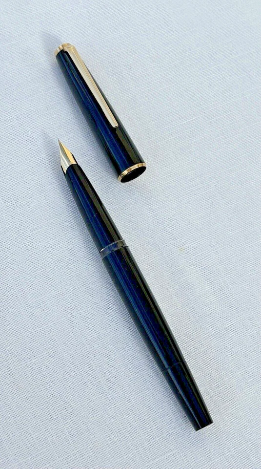 Montblanc nº 1970 Caneta-tinteiro 320, ouro 14k 585 nova na caixa, fina com flexibilidade leve - Imagem 4 de 4