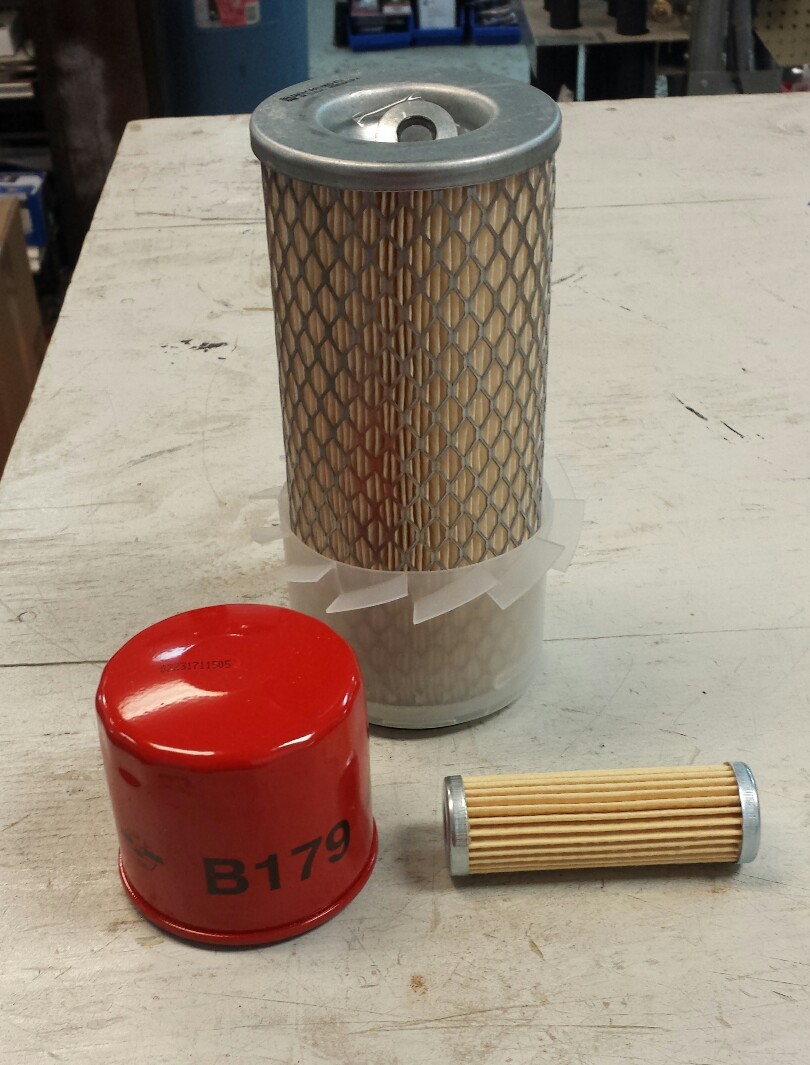 KUBOTA TRACTOR FILTERS Model B5100, B5100D, B5100DT, B5100E w/Z500B