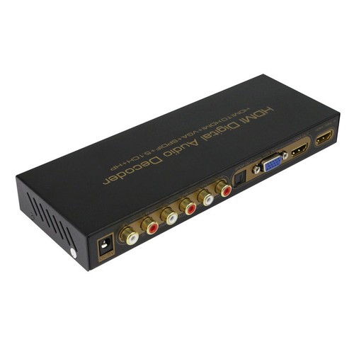 HDMI TO HDMI+VGA+SPDIF+5.1CH+RCA+1080P AV Adapter/Converter audio decoder DSP - Picture 4 of 7