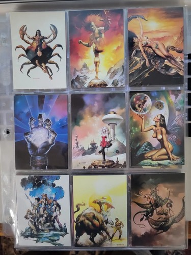 BORIS VALLEJO SERIES 2 (COMIC IMAGES, 1992) COMPLETE 90 CARD SET - ADULT ART - Picture 5 of 8