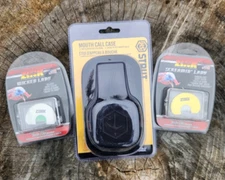 HS Strut Magnetic Turkey Mouth Call Case and Two Pack Zink Turkey Mouth Calls