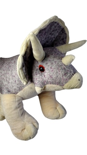Wild Republic Triceratops GIANT 24" x 35" Soft Plush Stuffed Toy Dino Dinosaur - Picture 7 of 12
