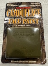 Realtree Camouflage Face Paint - 4 Color w/unbreakable mirror