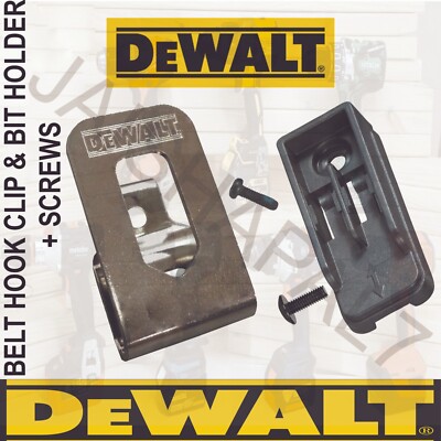 Dewalt Gürtelhaken Clip & Bithalter & Schrauben 18V 10,8V Schlagbohrschrauber XR