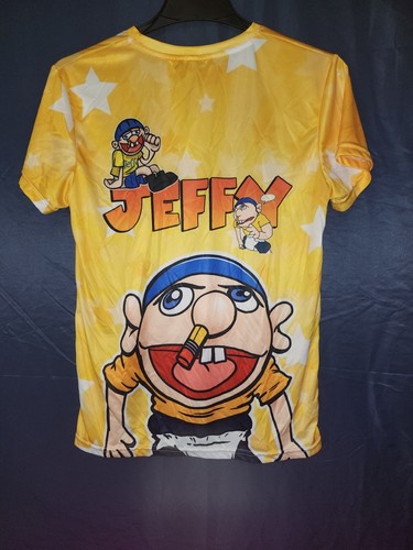 Sml Jeffy Size Youth XL Made in the USA T-Shirt YELLOW - Picture 3 of 3