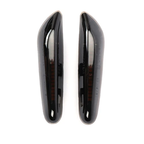 2X LED Seitenblinker Laufblinker Für BMW E81 E82 E90 E91 E92 E93 E60 E61 Schwarz - Bild 8 von 19