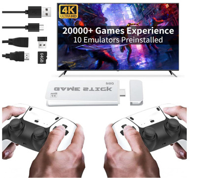 Upgraded Retro Gaming Console, Wireless Retro Game Stick, Built-in 20,000+ Games