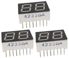 3 Lot Workman 4233BA Replacement CB Radio Channel Read Out Displays - BLUE