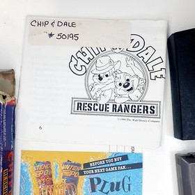 Chip 'n Dale: Rescue Rangers - Nintendo NES - CAJA ORIGINAL COMPLETA DESGASTADA