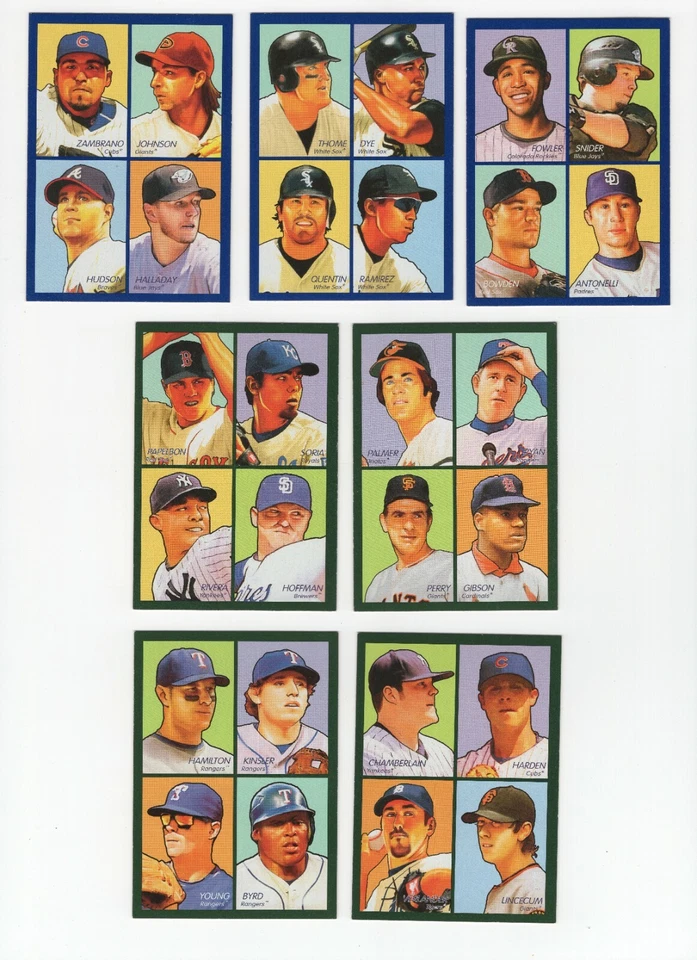2009 UD Goudey 4-in-1 BLUE & GREEN - PICK YOUR OWN LOT - Image 2 of 2
