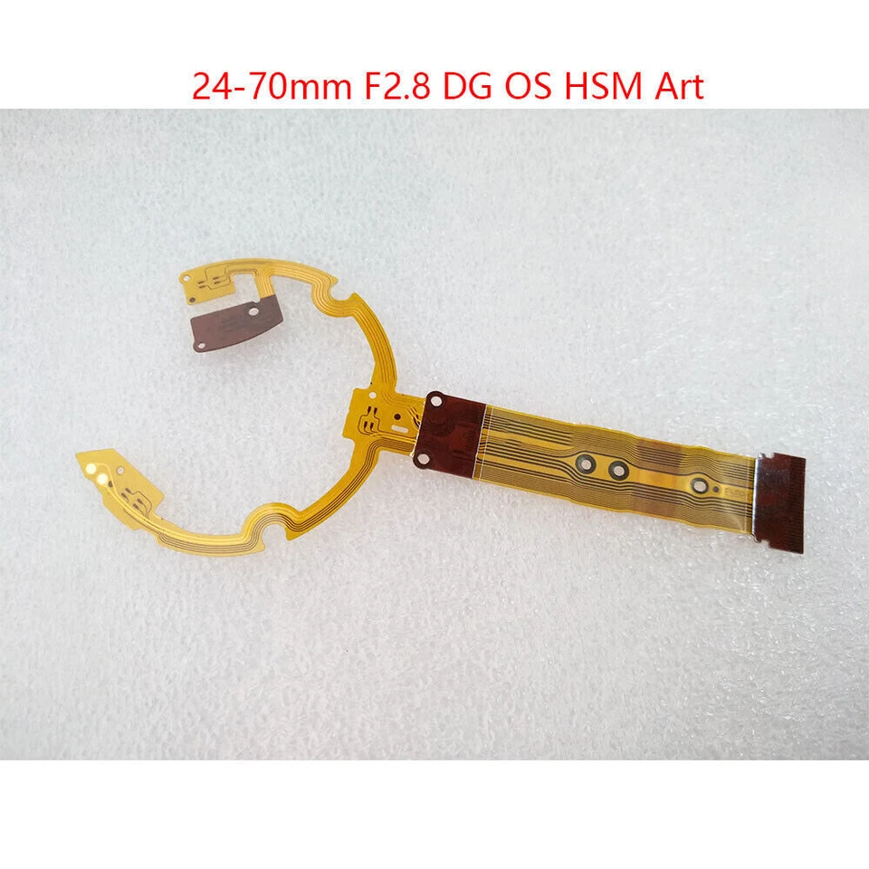 1 pieza para 24-70 F2.8 DG OS HSM piezas de reparación de arte lente apertura cable flexible FPC Foto 3 de 3