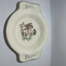 Vintage Child’s Plate Made For International Silver Co. By The Salem China Co.