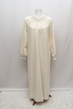 Vintage Vanity Fair womens robe white S 80s