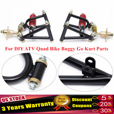 220mm Front Suspension Upper/Lower Swingarm Assembly Fits ATV Quad Bike Go Kart