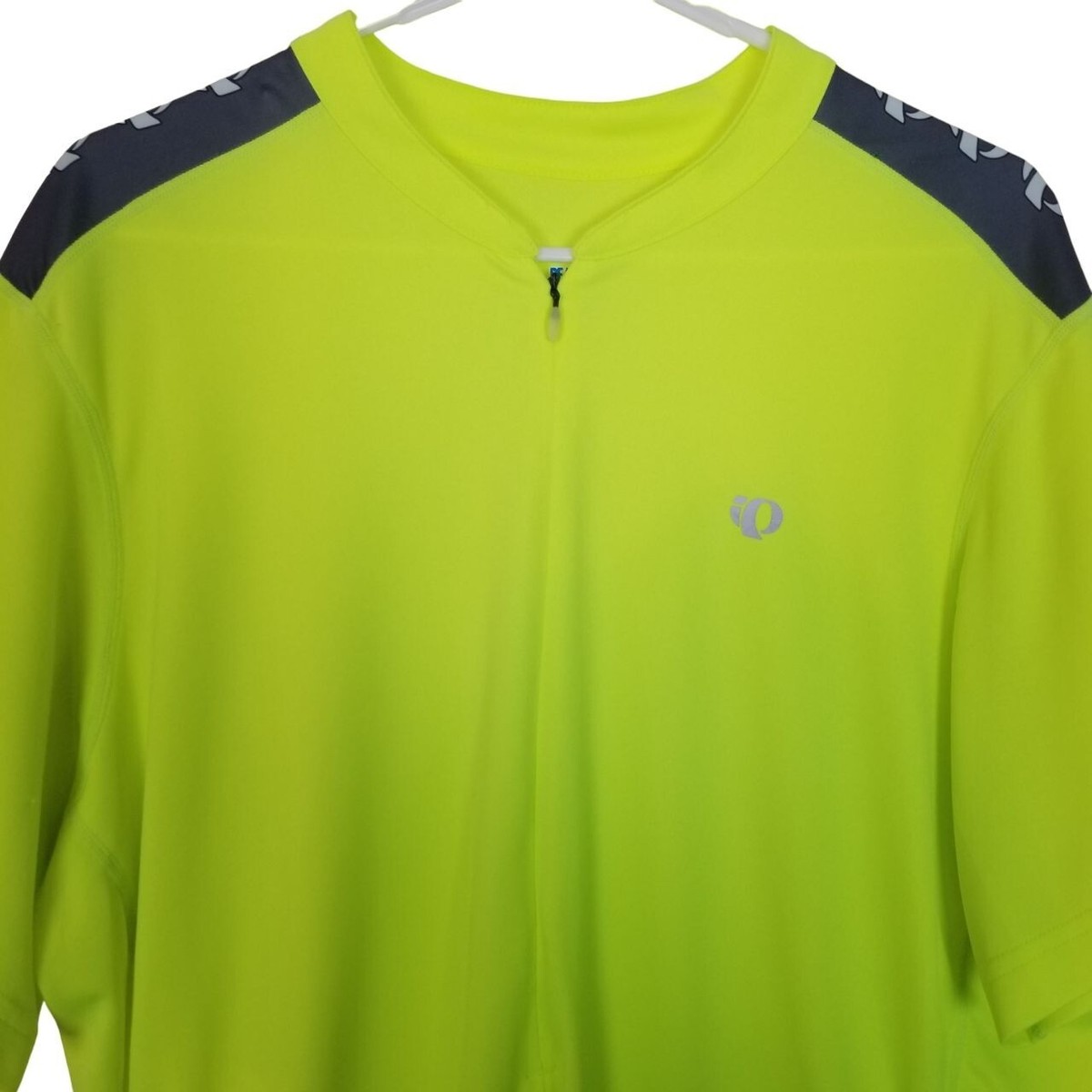 Pearl Izumi Select Mens XXL Bright Yellow Short Sleeves Half Zip