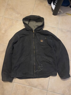 Carhartt Zip Up Jacket Size XL Cool With Rips 
