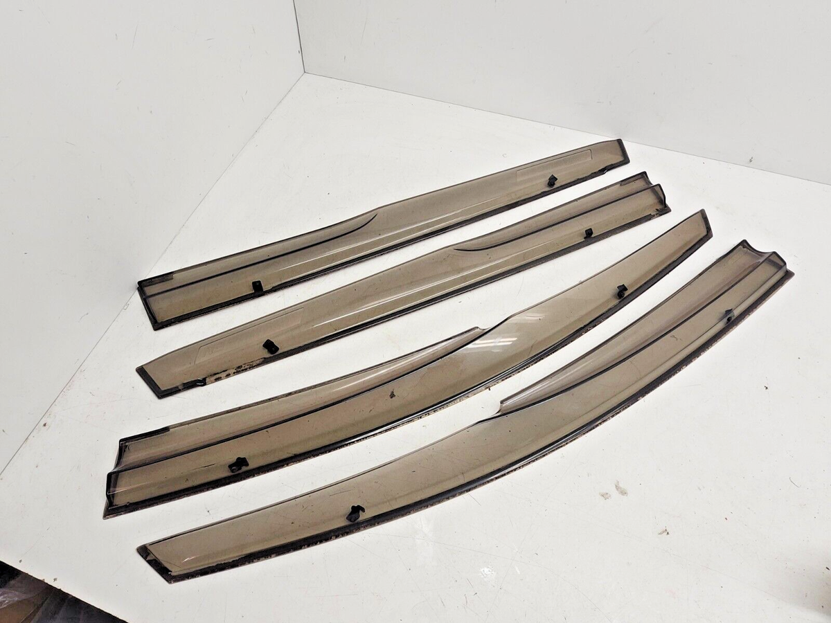 JDM ORIGINAL MUGEN HONDA STREAM RN6 RN8 DOOR VISORS RAINGUARDS OEM