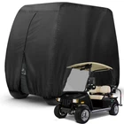 2 Passenger Golf Cart Cover Zipper Waterproof For Club Car Star EV Tomberlin 2+2