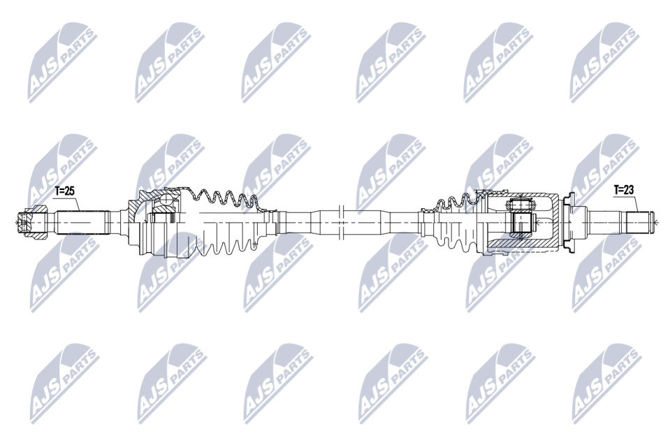 NPW-CH-094 NTY Drive Shaft for JEEP