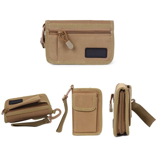 Tactical Military Wallet Card Pouch Key Hand Bag Money Purse Four Colors Men's - Picture 8 of 12