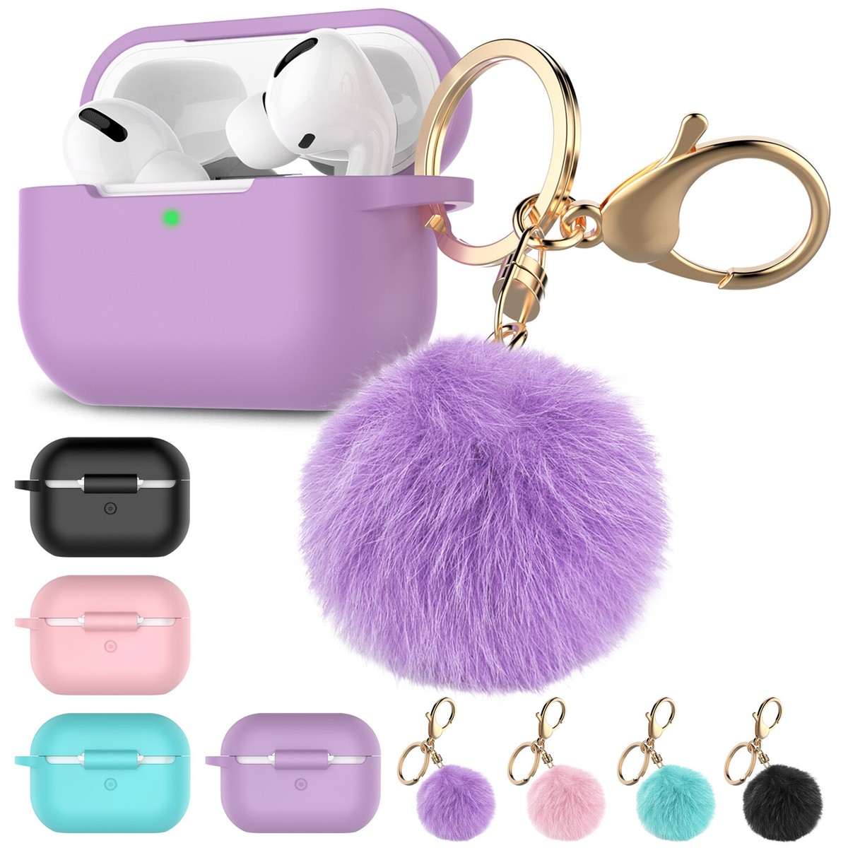 For Apple AirPods Pro/3rd Generation Case Silicone Cute Cover